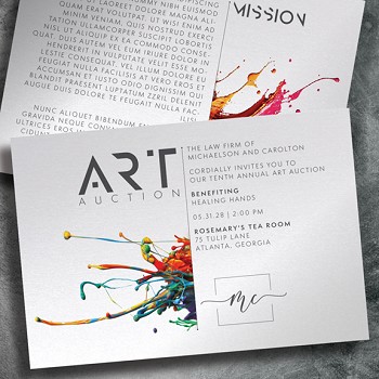 C155 Invitation Art Auction 